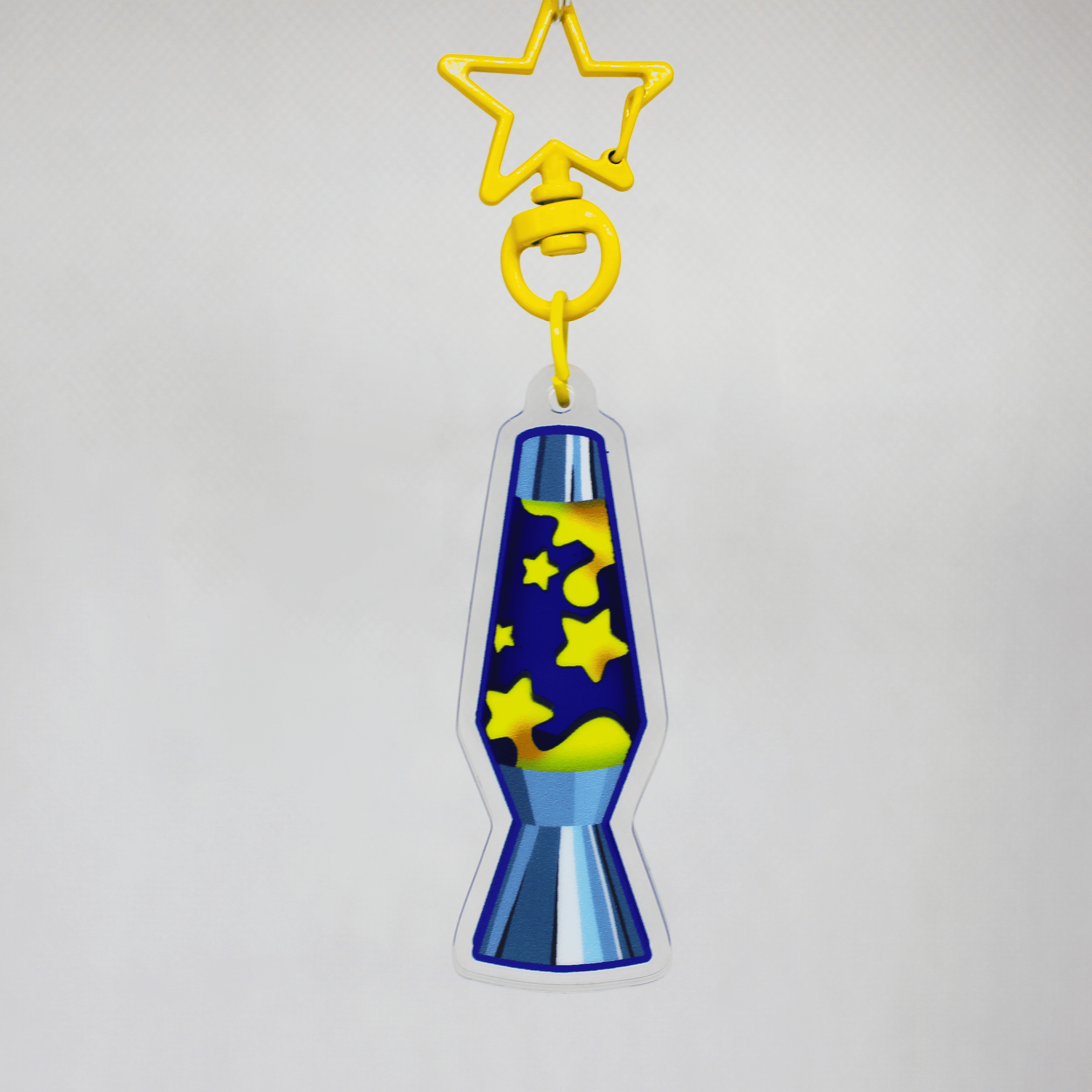 Star Lava lamp - Shaker keychain